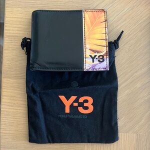 Y-3 Black and Multicolor Men's Wallet